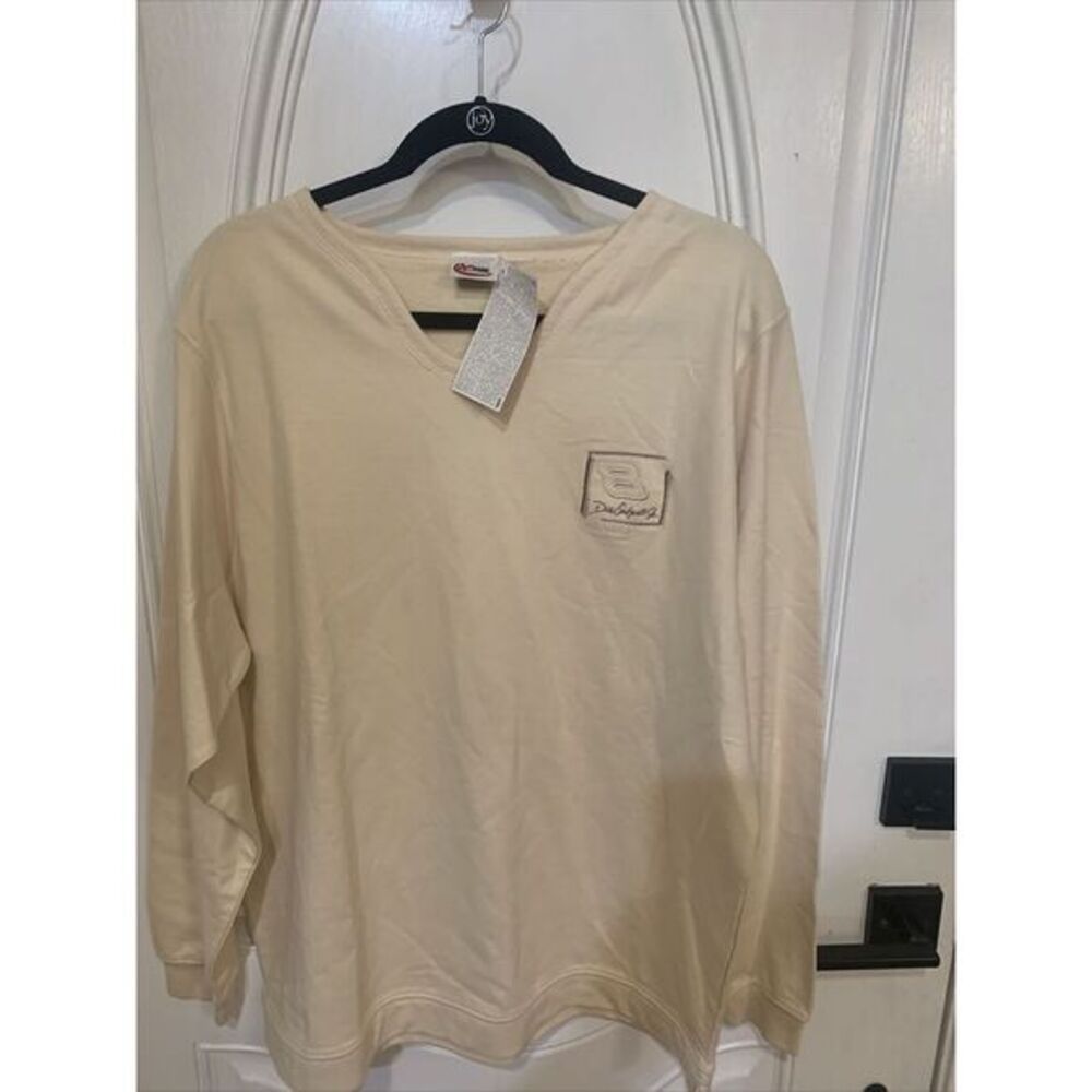 CHASE - WOMEN‎ - #8 SWEATSHIRT - CREAM size XL Dale Earnhardt Jr